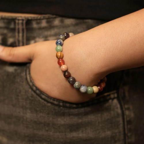 Seven chakra bracelet