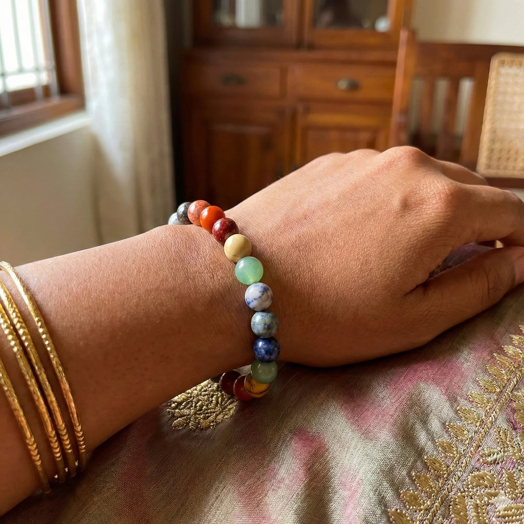 Seven chakra bracelet