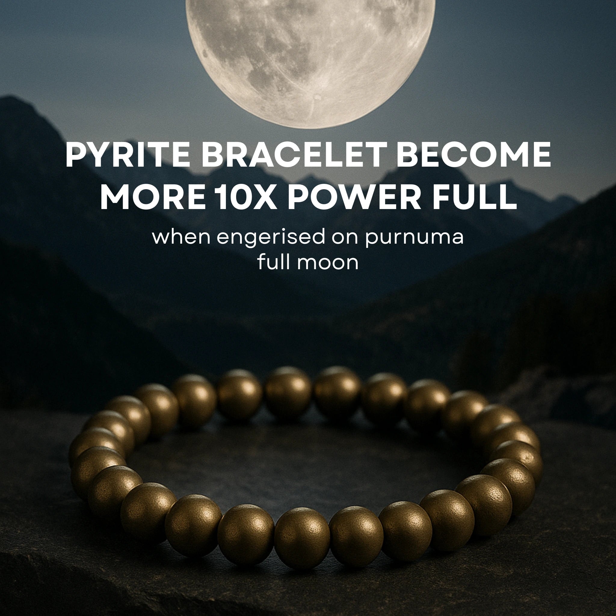 Natural Raw Pyrite Bracelet