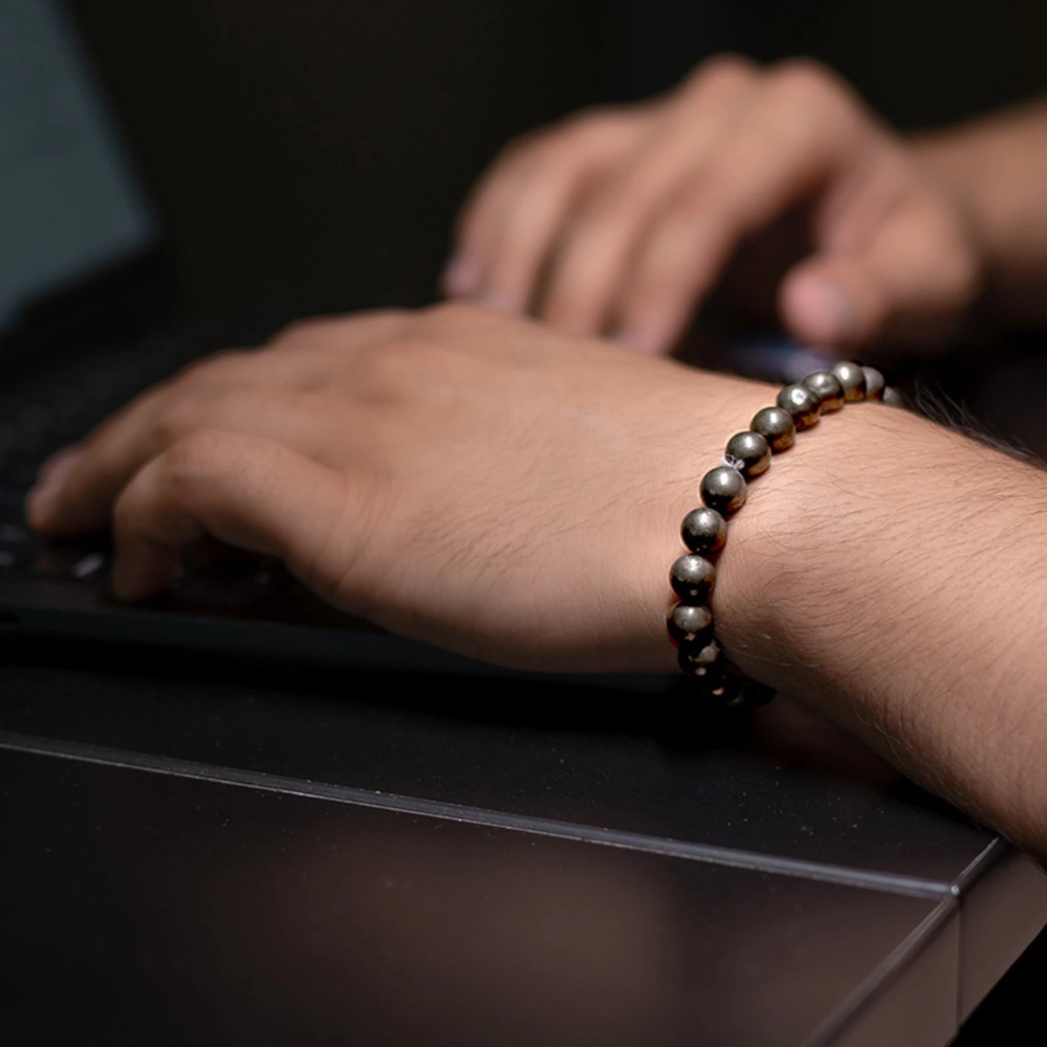 Natural Raw Pyrite Bracelet