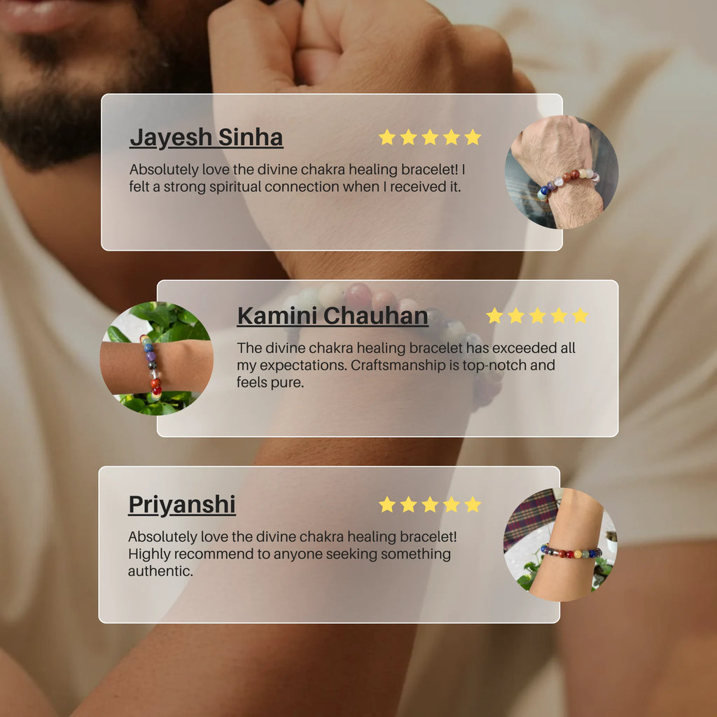 Seven chakra bracelet