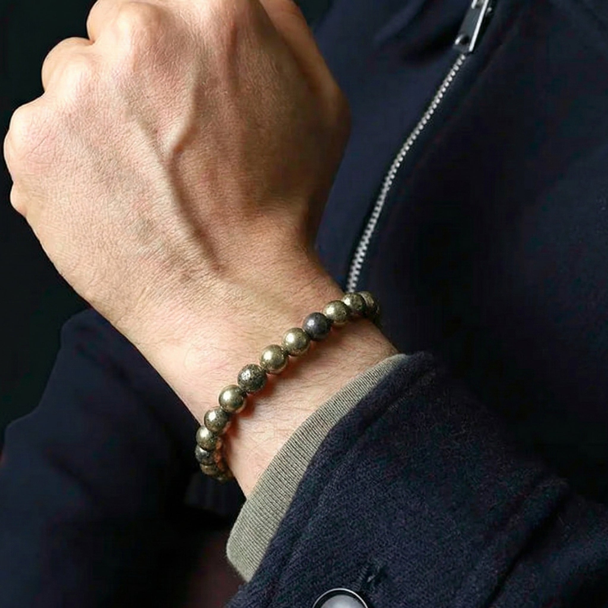 Natural Raw Pyrite Bracelet