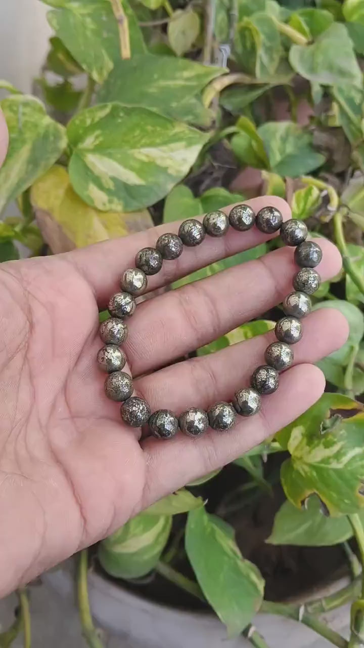 Natural Raw Pyrite Bracelet